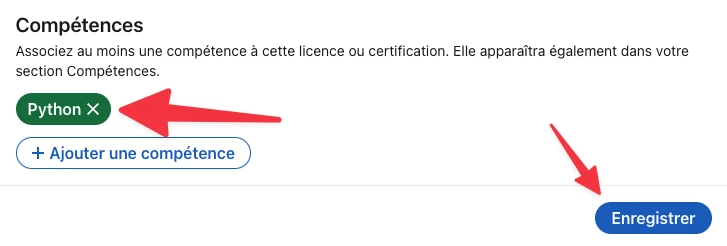 Relier à des compétences