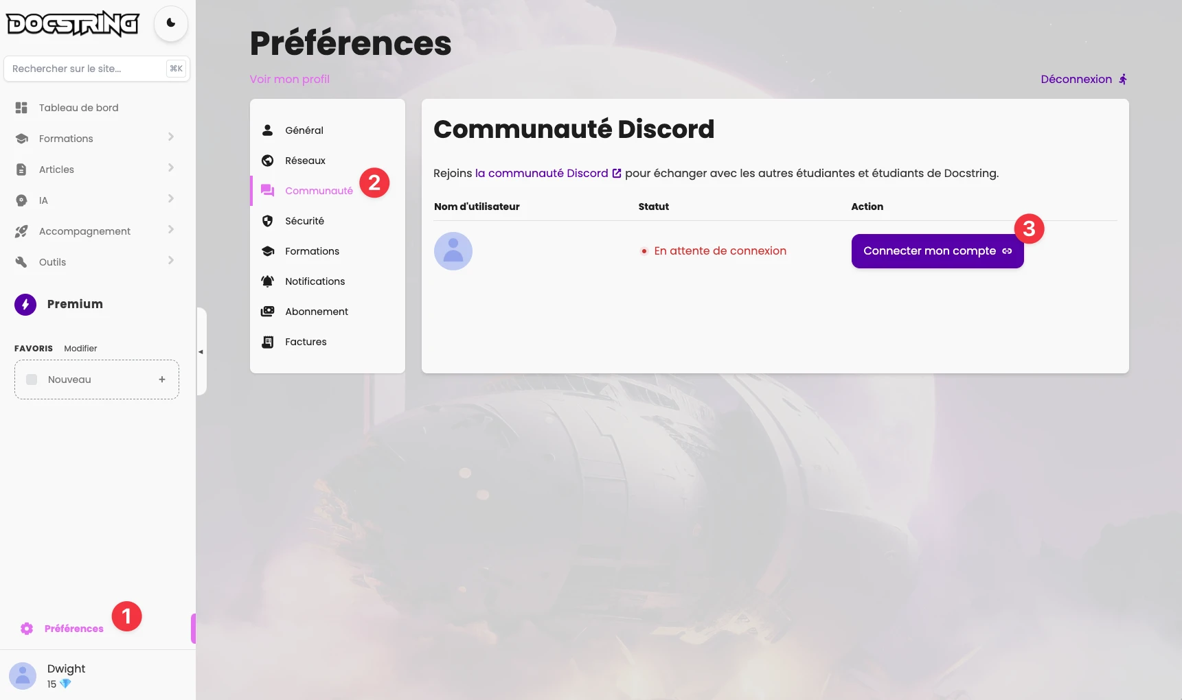 Préférences communauté