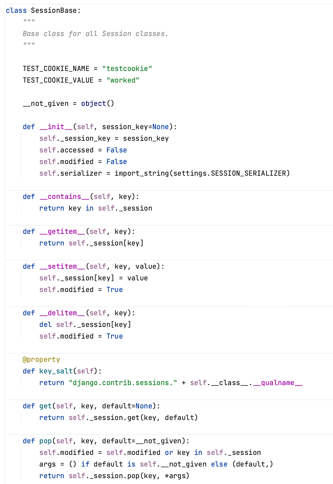 SessionBase Source Code